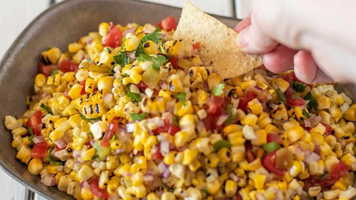 Grilled Corn Salsa