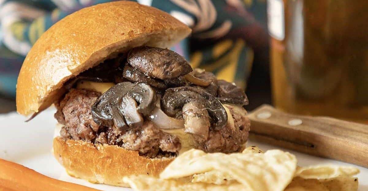 Mushroom Swiss Burger