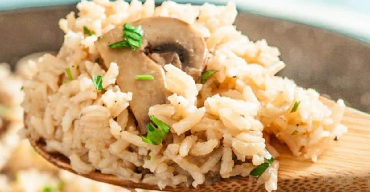 Rice Pilaf Mushrooms