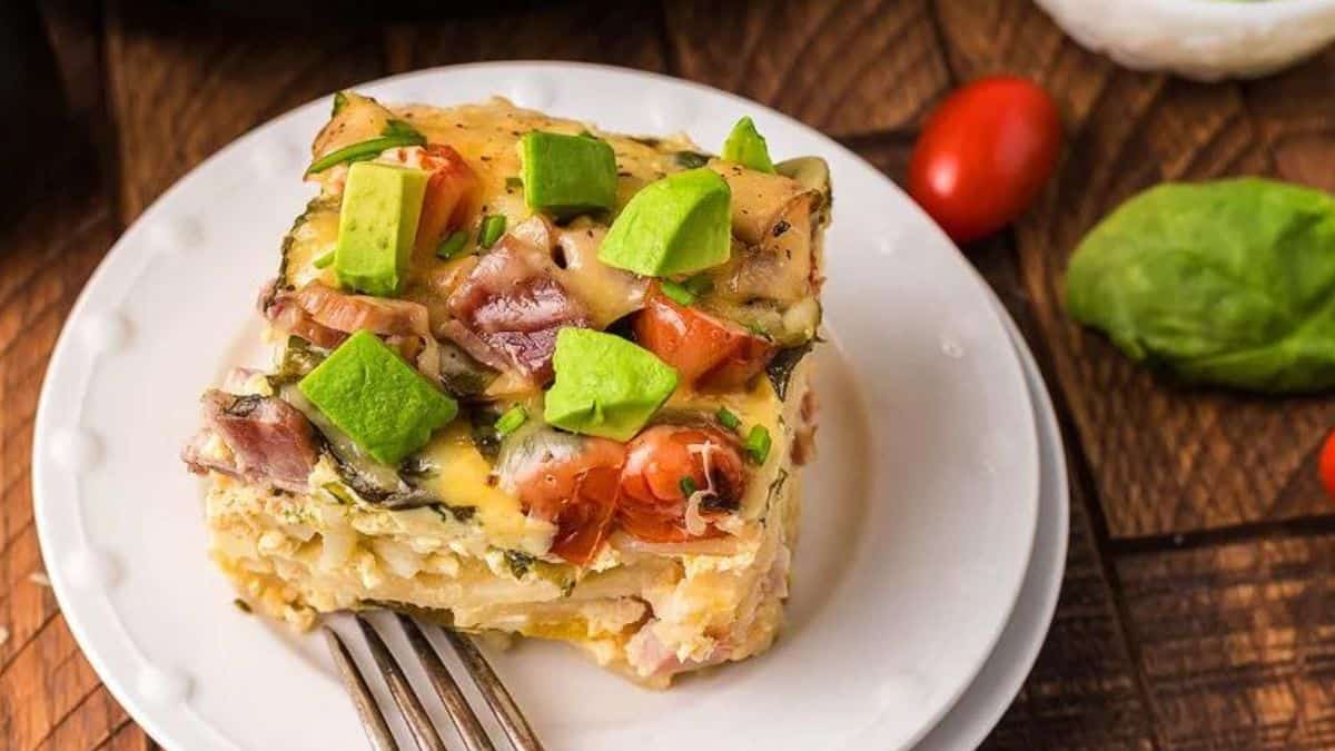 Slow Cooker Overnight Breakfast Casserole
