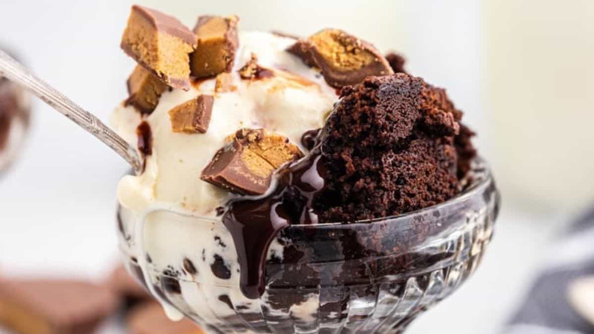 Slow Cooker Peanut Butter Brownies