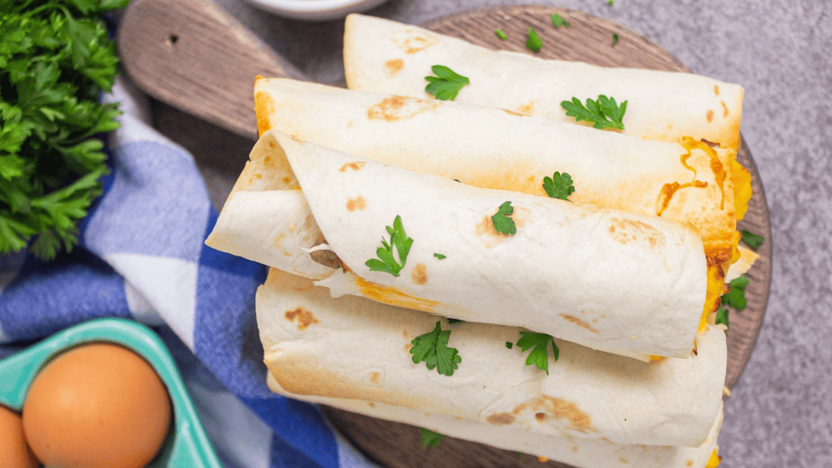 Air Fryer Breakfast Taquitos