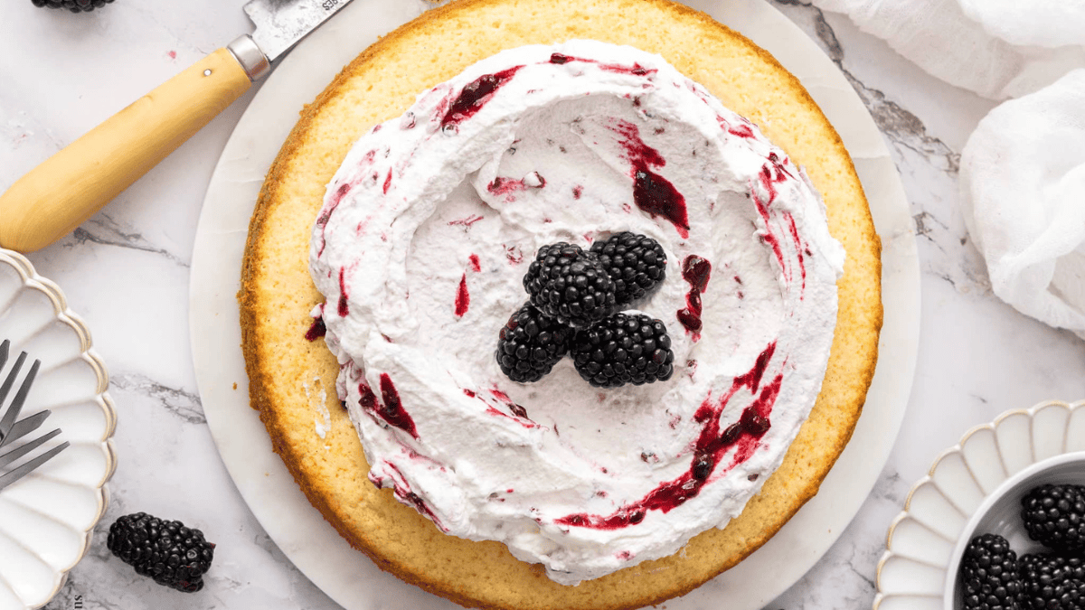 Lemon Blackberry Cake