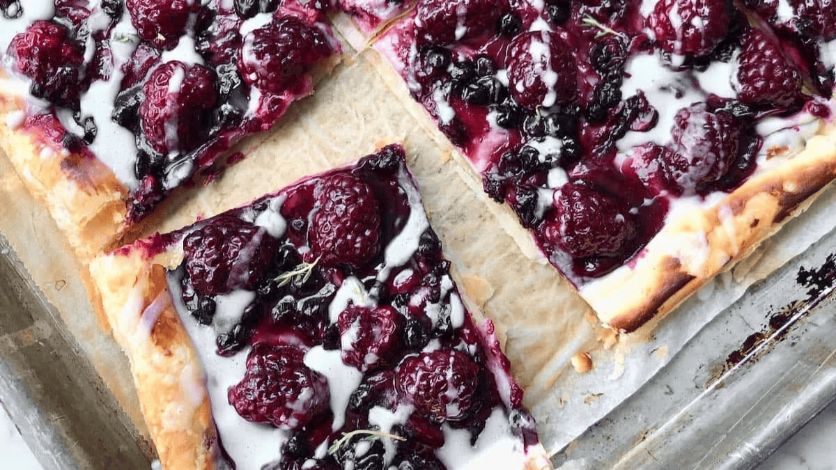 Blackberry Cheese Danish