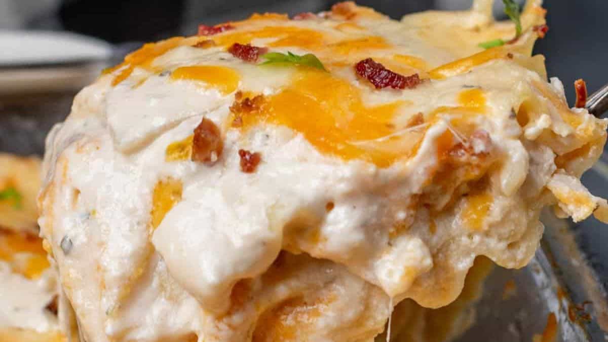 Chicken Bacon Lasagna