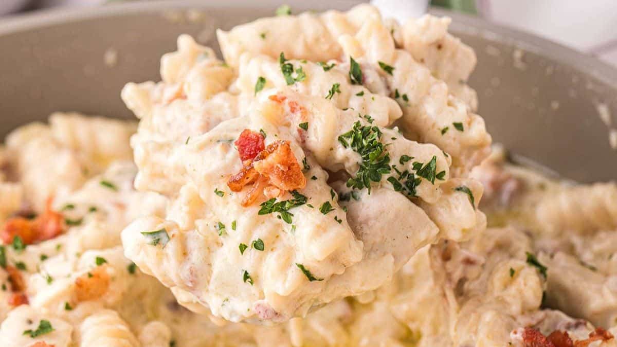 Chicken Bacon Ranch Pasta