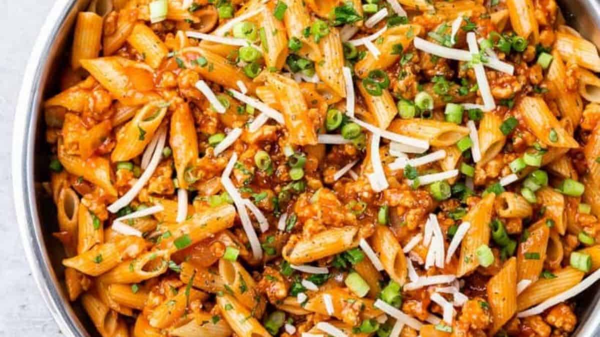 Chicken Enchilada Pasta