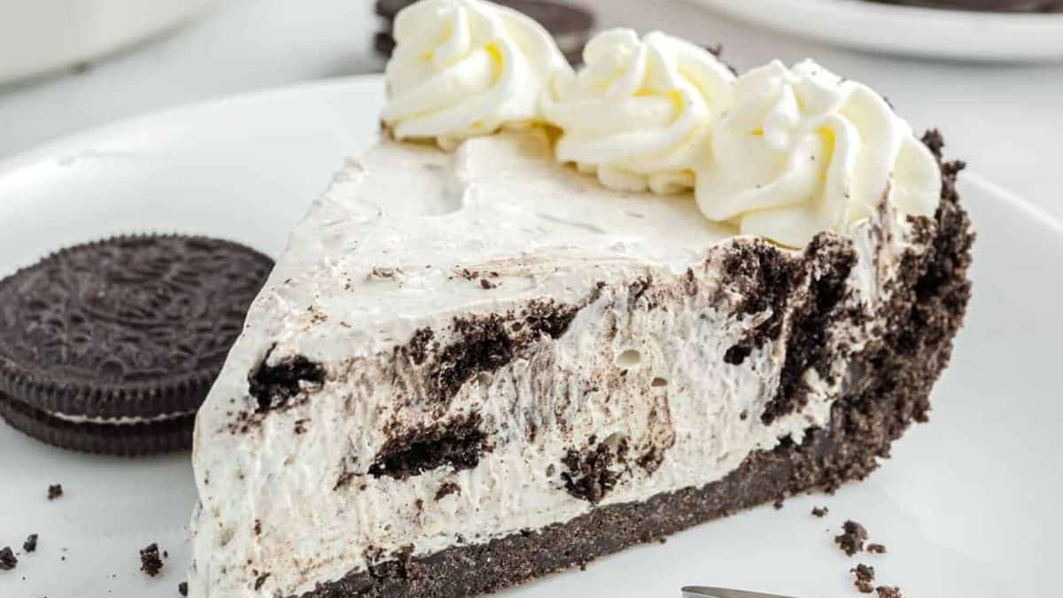 No Bake Oreo Pie