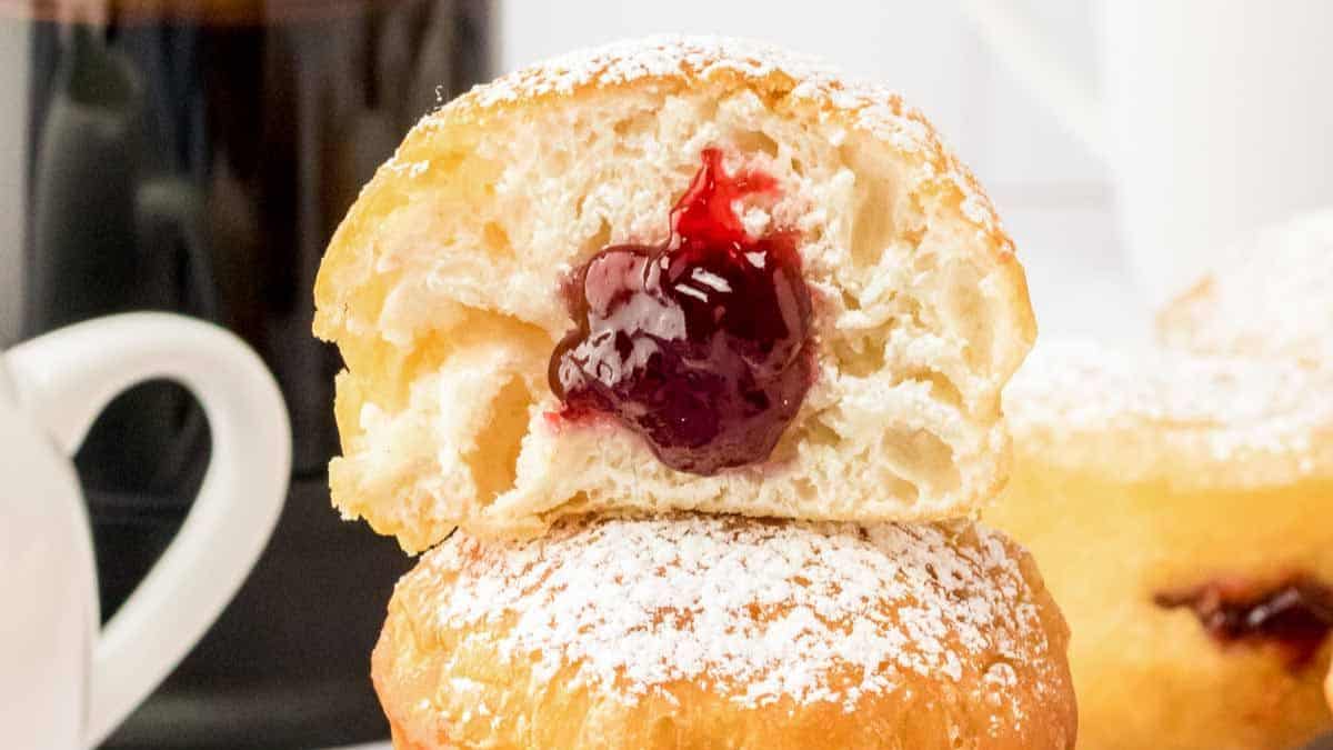 Easy Jelly Filled Donuts