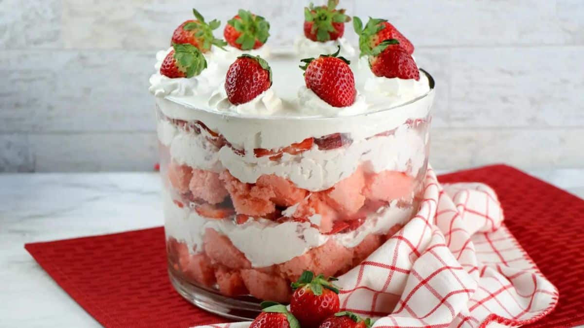 strawberry trifle