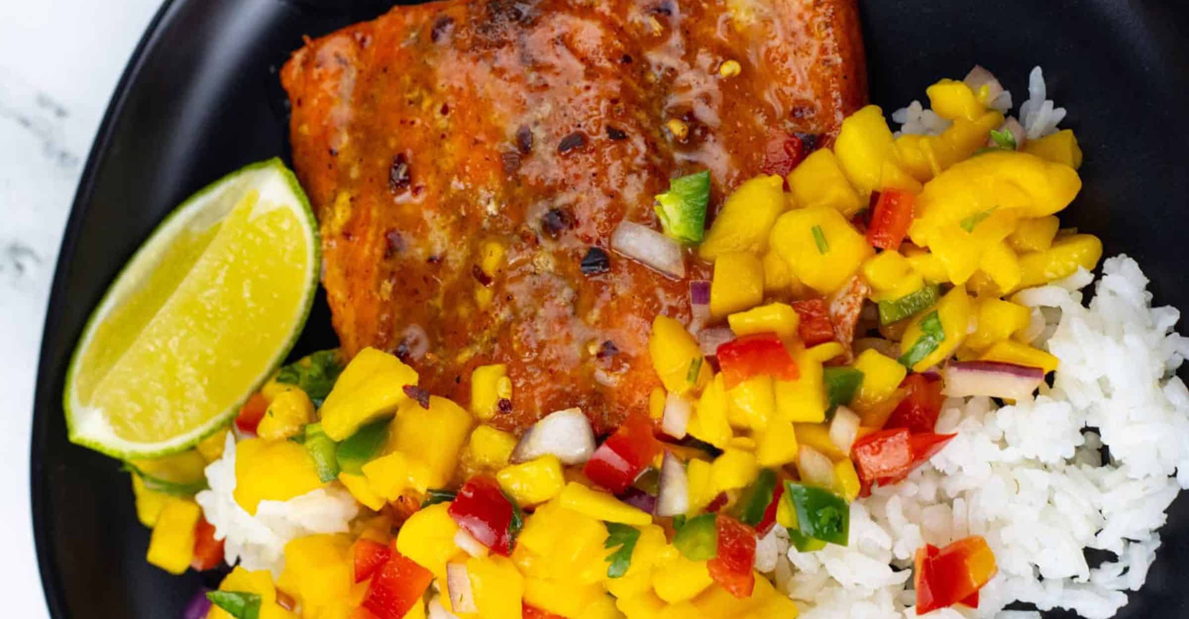 Chili Lime Salmon with Mango Salsa