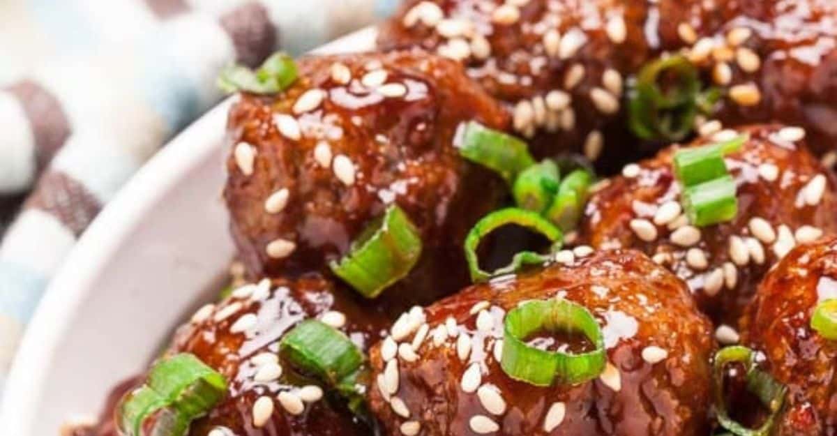Easy Asian Glazed Meatballs