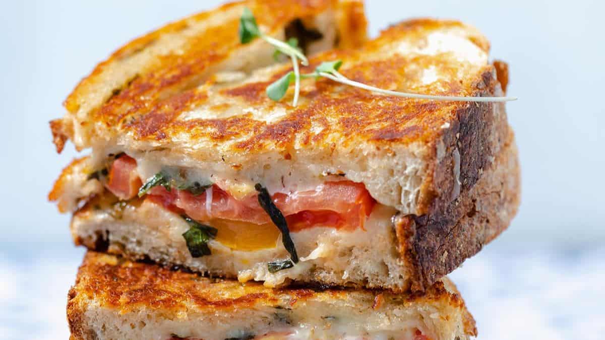 Heirloom Tomato Grilled Cheese