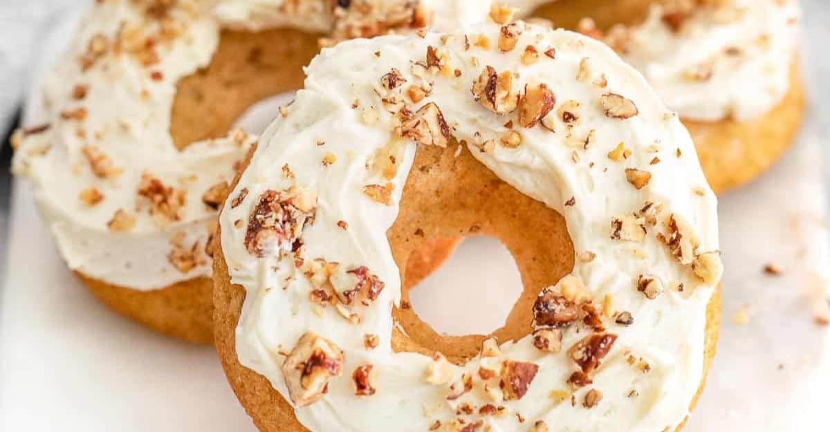 Baked Maple Donuts