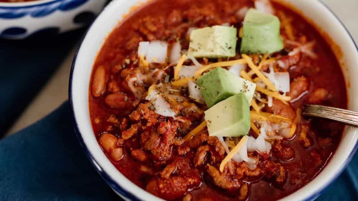 Mexican Chorizo Chili con Carne (Frijoles Enchilados)