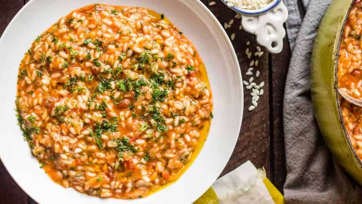 Summer Tomato Risotto With Fennel And Fresh Herbs