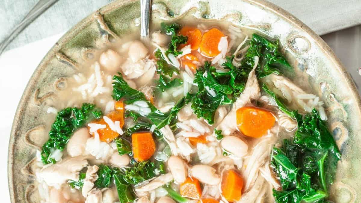 Chicken Kale White Bean Soup