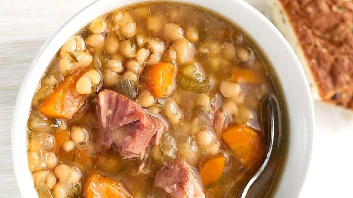 Instant Pot Ham Hock and Bean Soup