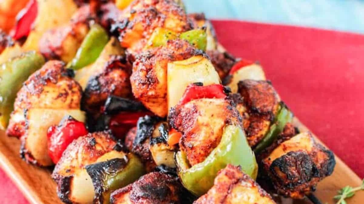 BBQ Chicken Skewers