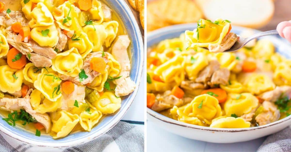 Chicken Tortellini Soup