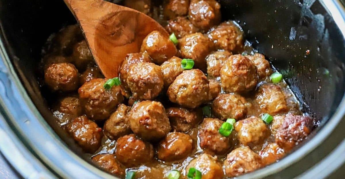 Slow Cooker Teriyaki Meatballs