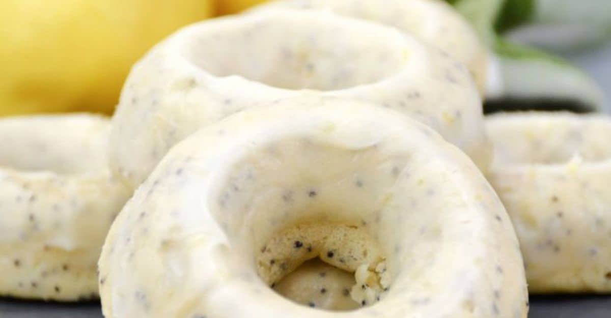 Lemon Poppy Seed Donuts