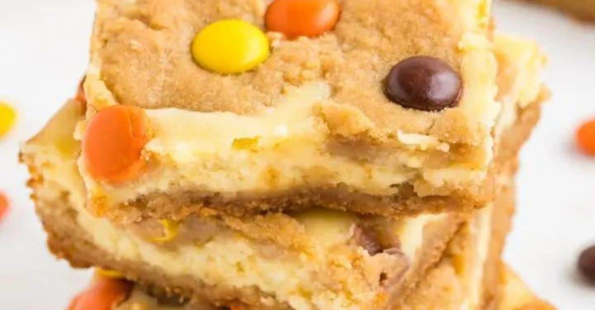 Peanut Butter Cookie Cheesecake Bars