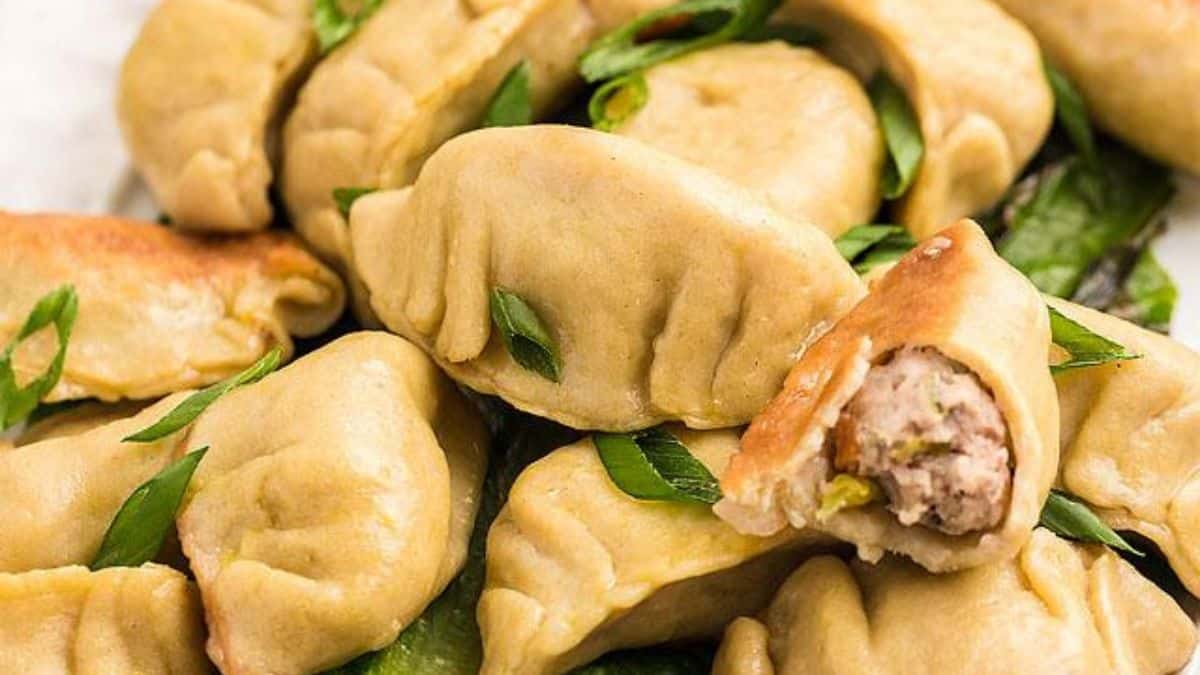 Gluten Free Potstickers – Pork Dumplings with Sesame Sauce