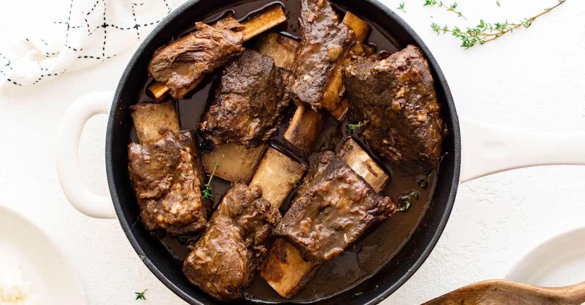Red Wine Braised Short Ribs
