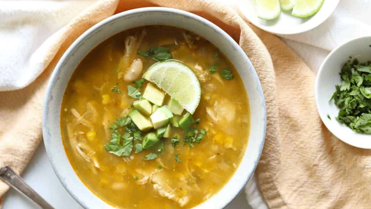 Green Chili Chicken Soup