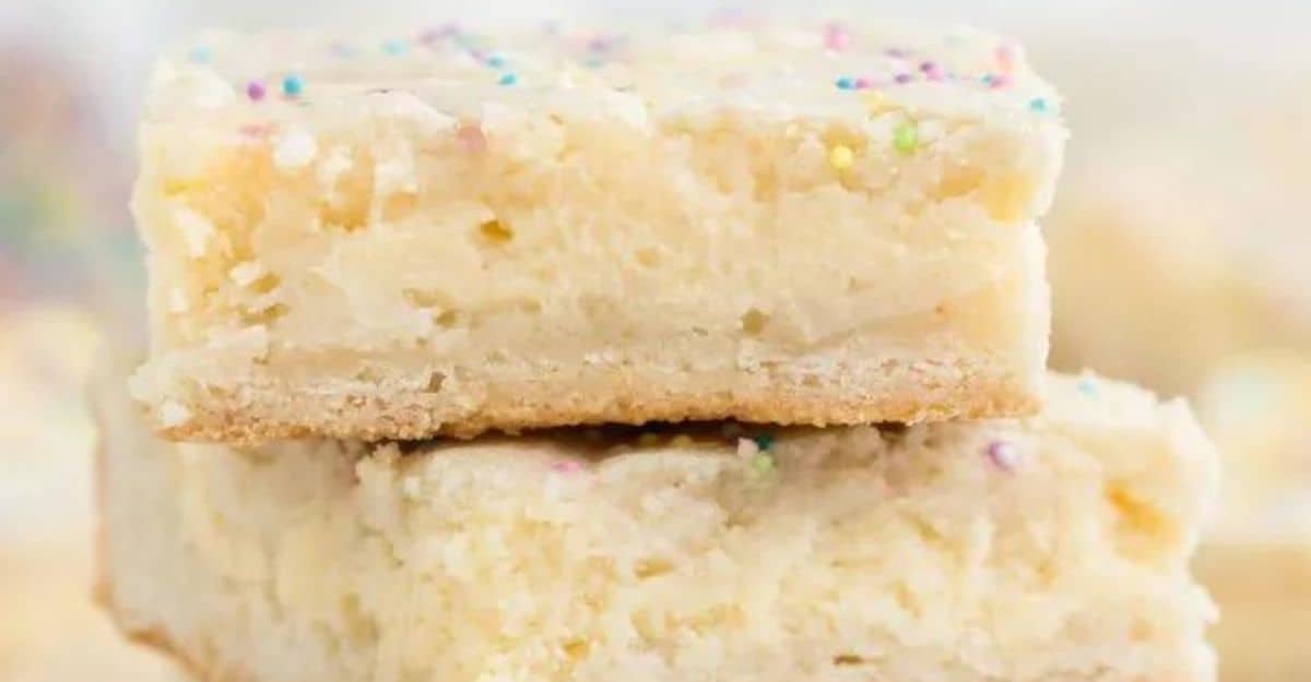 Sugar Cookie Cheesecake Bars