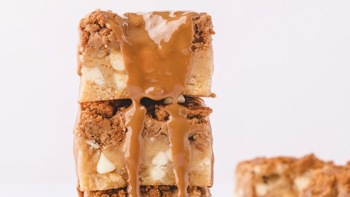 Biscoff Blondies