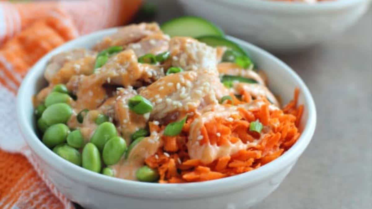 teriyaki salmon bowl