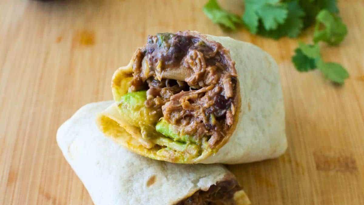 Shredded Beef Burritos