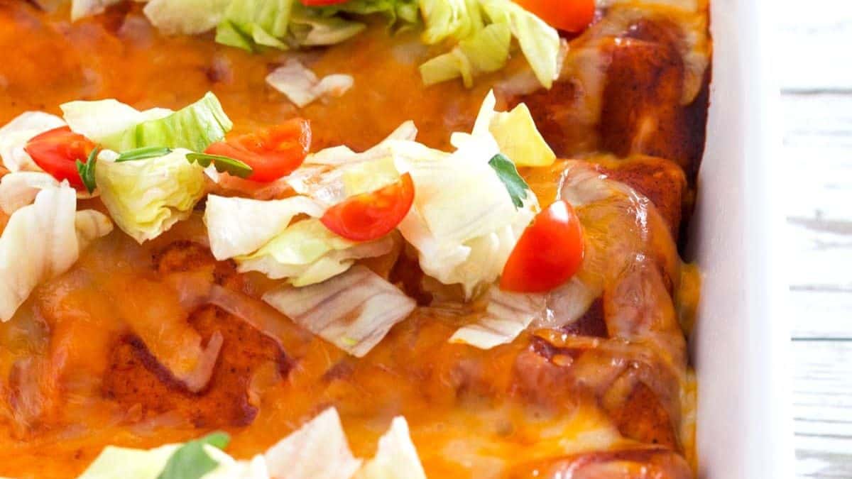 Smothered Burritos with Shredded Beef