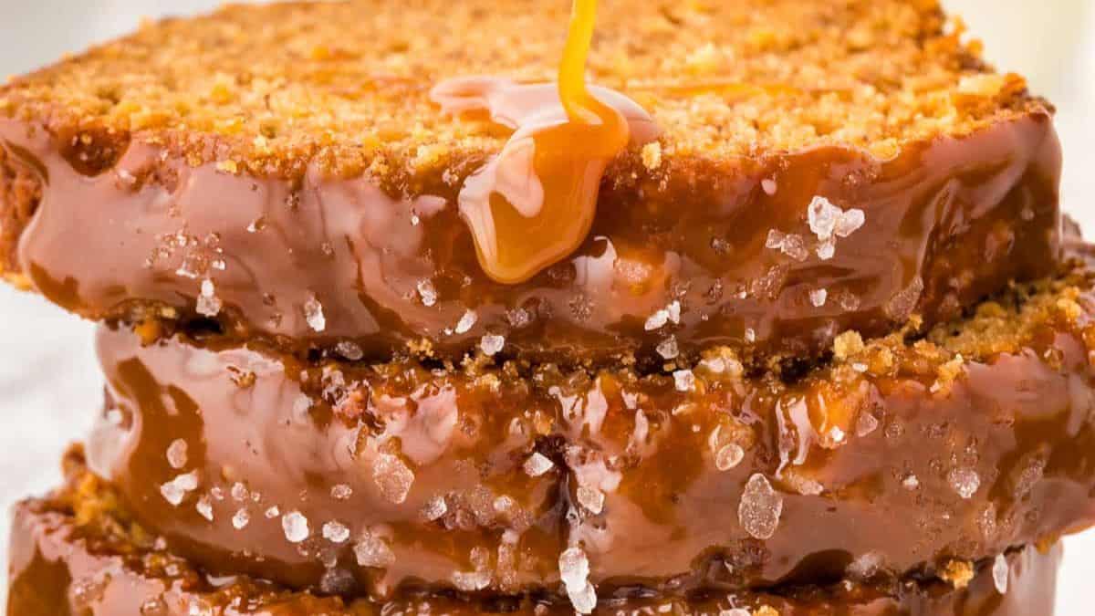 Salted Caramel Banana Bread
