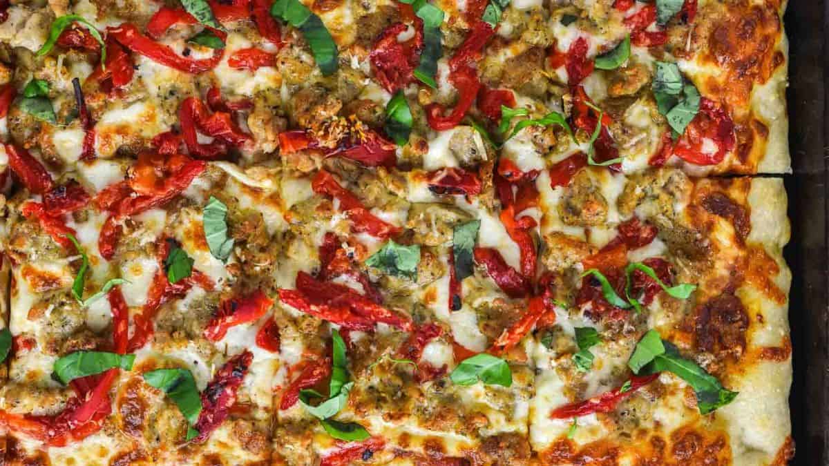 Chicken Sausage Pizza