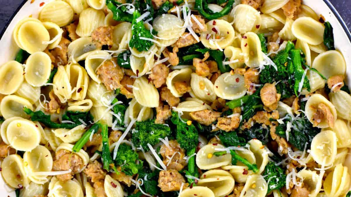 Orecchiette with Sausage and Broccoli Rabe