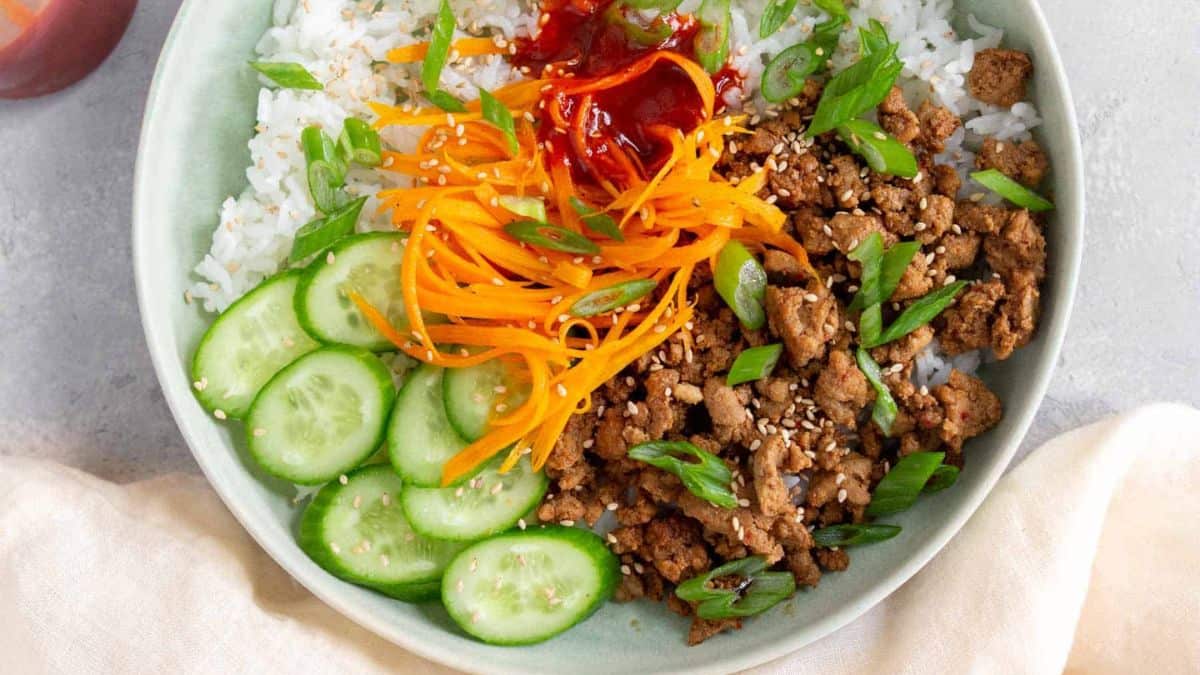 Korean Ground Turkey (Rice Bowls)