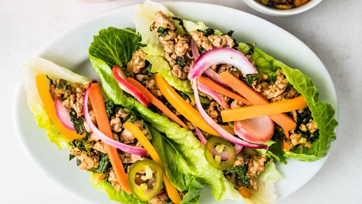 Asian Turkey Lettuce Wraps