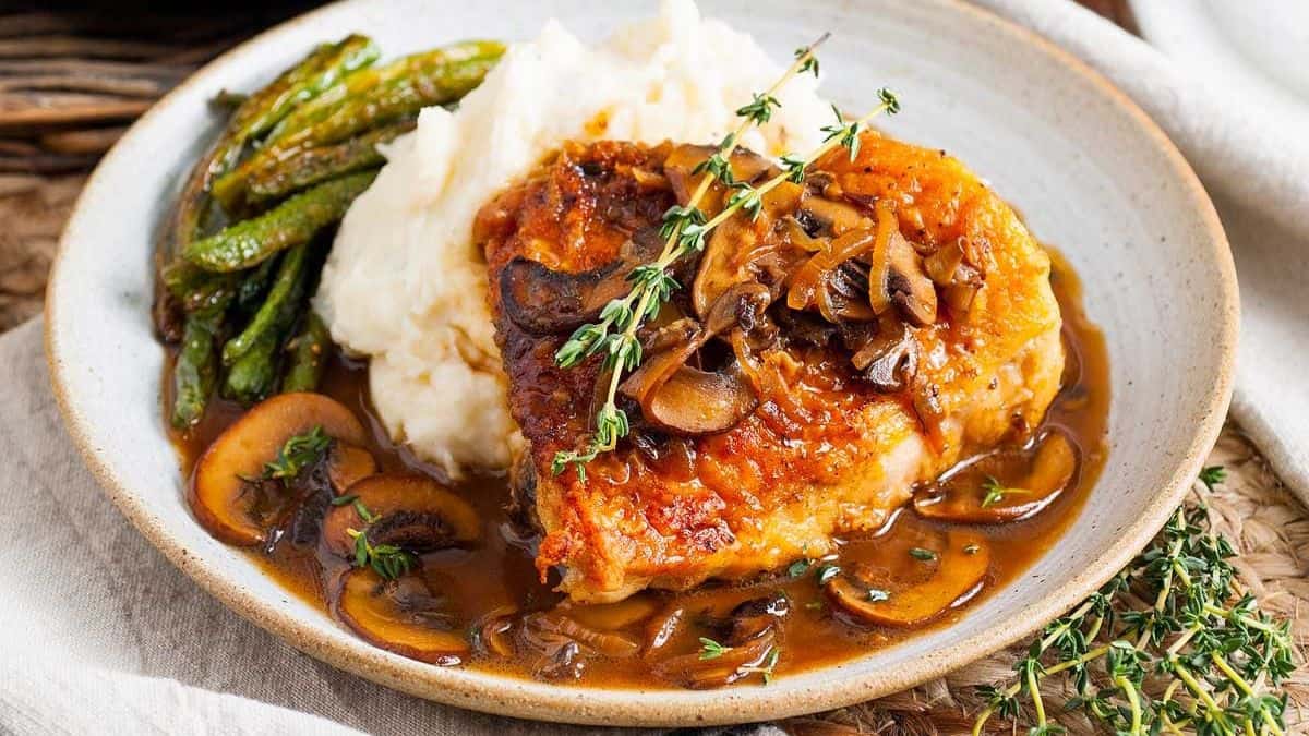Get the recipe: Chicken Thigh Marsala