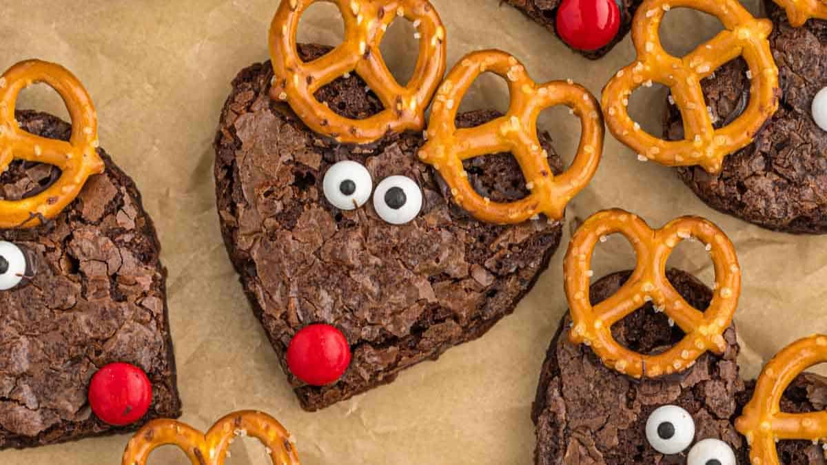 Reindeer Brownies