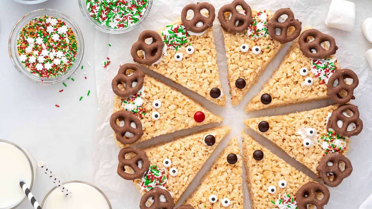 Reindeer Rice Krispie Treats