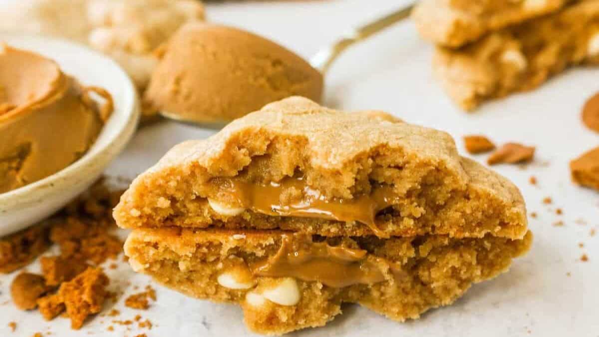 Biscoff White Chocolate Chip Cookies