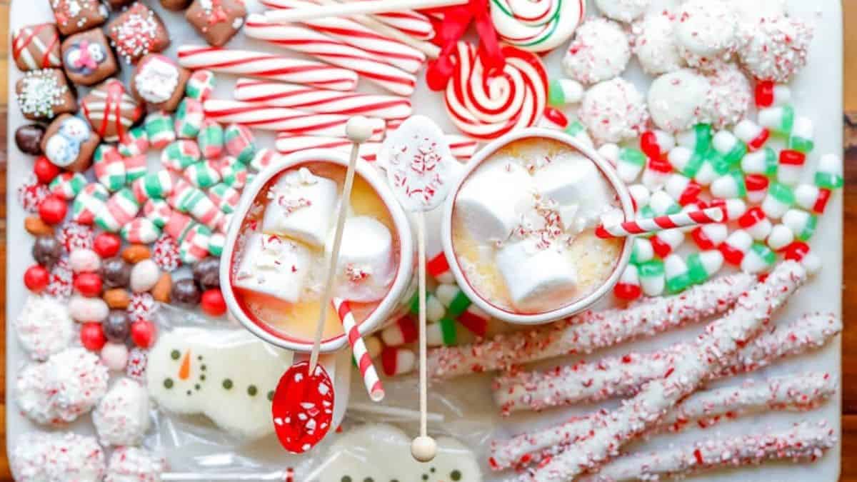 white hot chocolate board