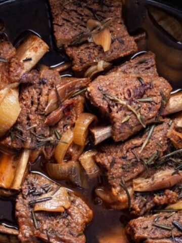 Beef in the crockpot