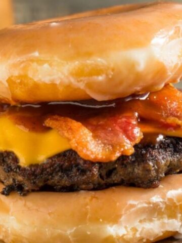 Donut burger
