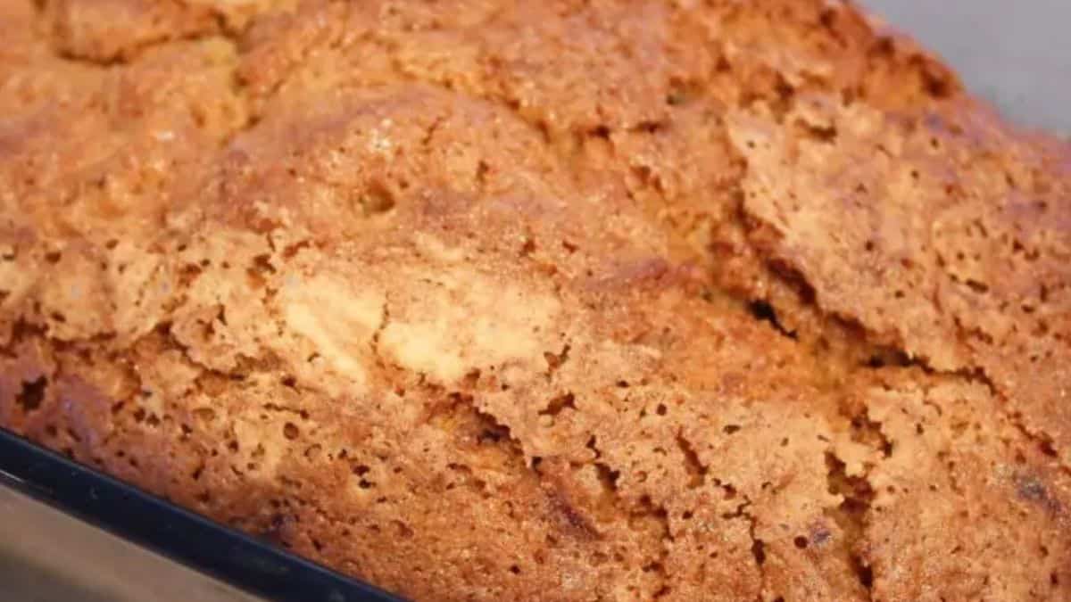 Freshly baked zucchini bread.