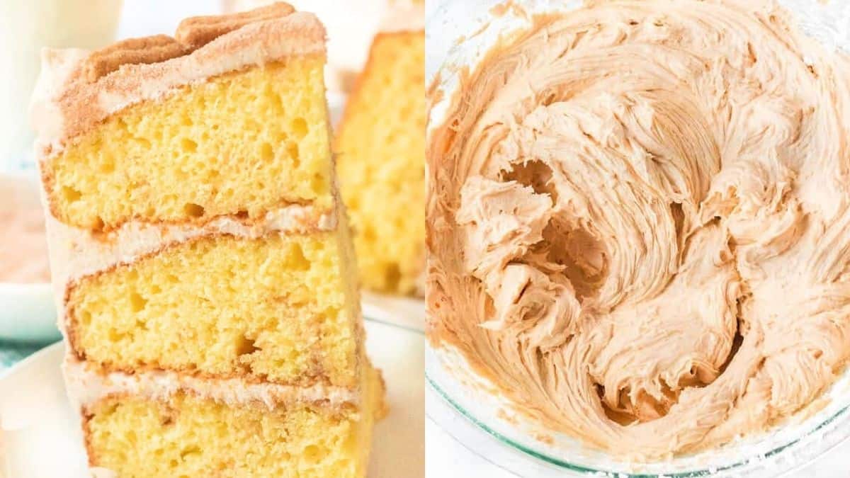 Brown sugar cream cheese frosting as a filling.