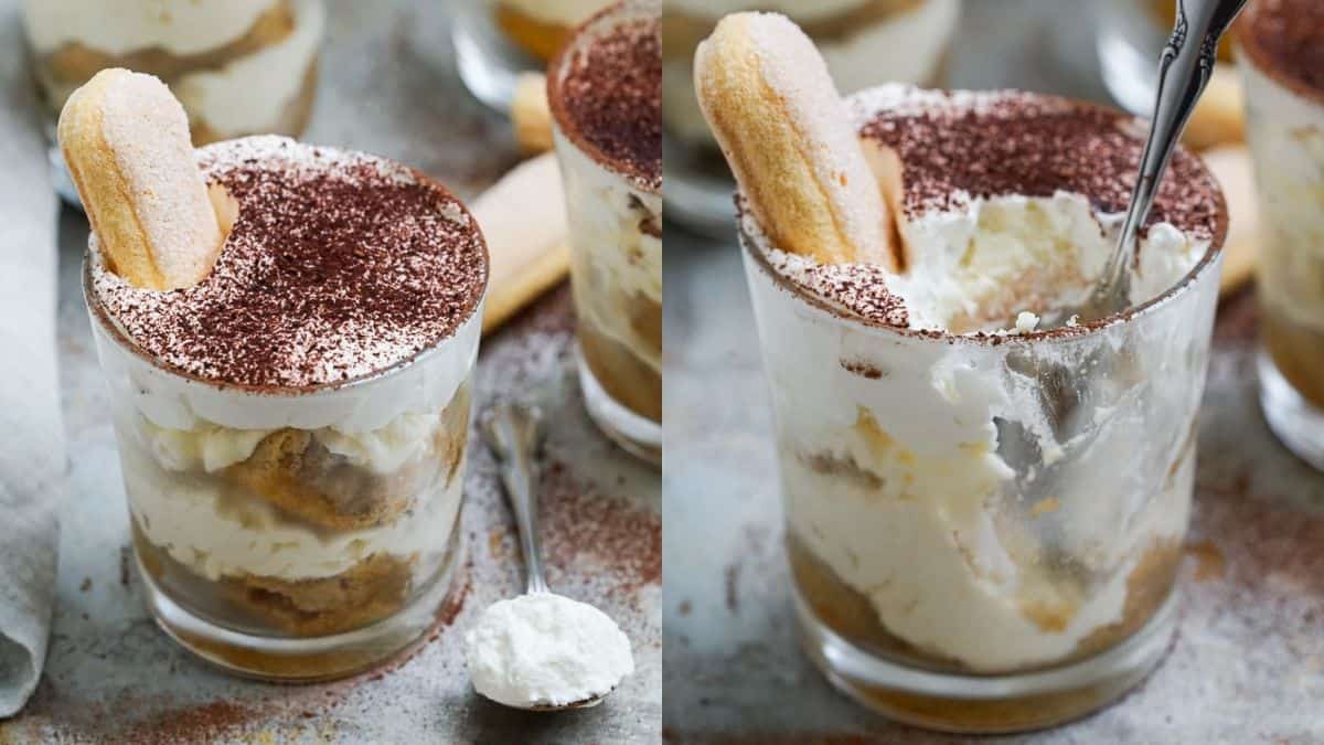 Indulgent tiramisu cups